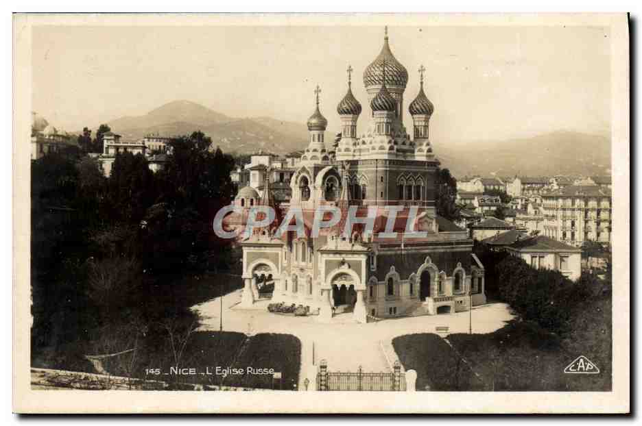 CPA Nice L'Eglise Russe Russie Russia