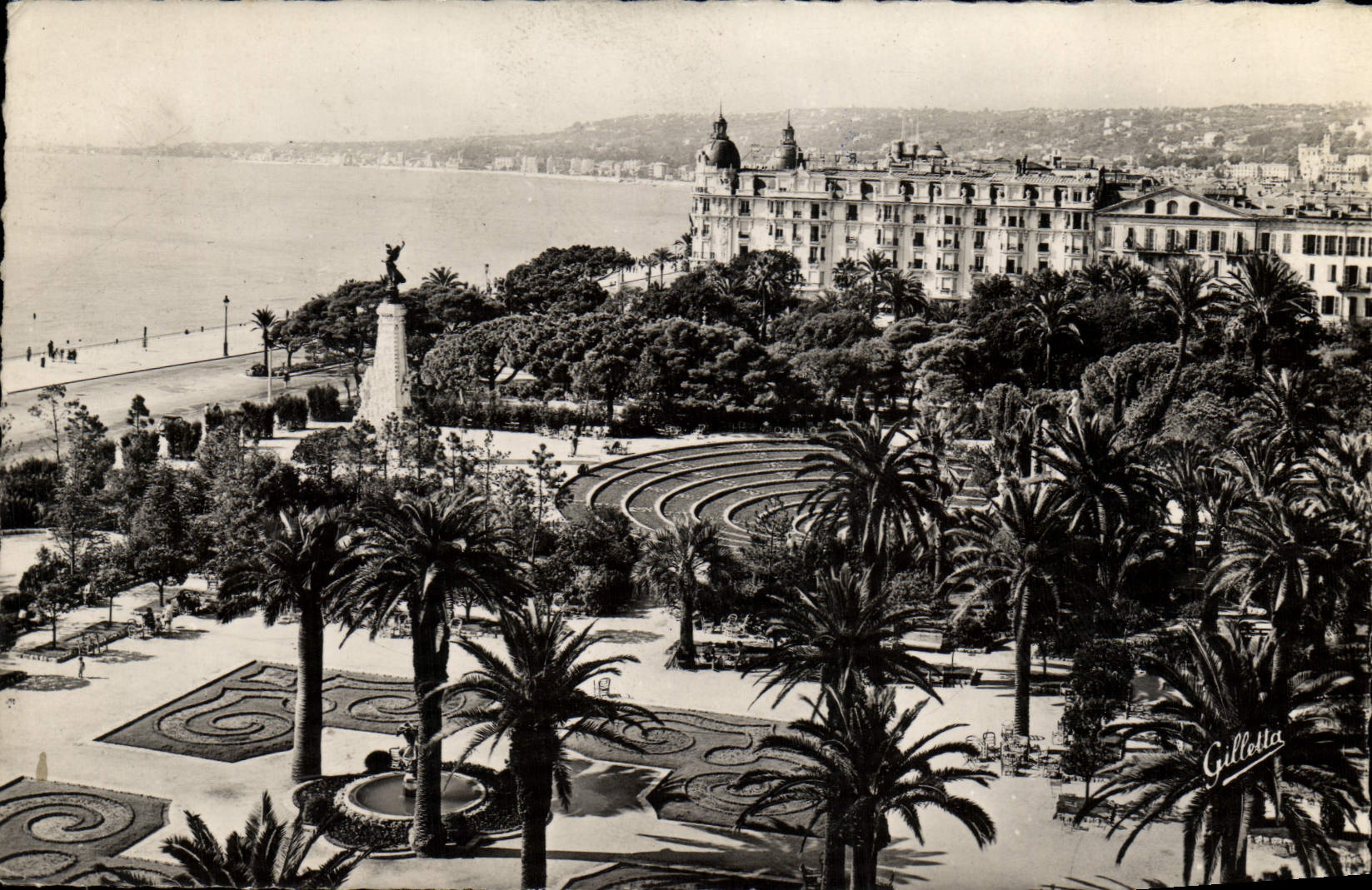 CPA Nice Jardins Albert 1er Theatre de Verdure
