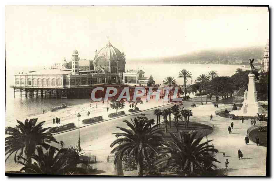 CPA Nice Le Jardin Public et le Palais De la Jetee