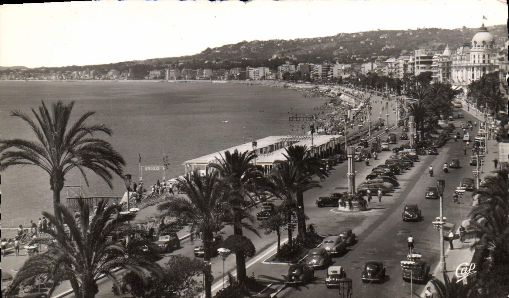 CPA Nice Promenade Des Anglais et la baie des anges