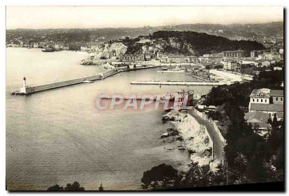 CPA Nice Panorama Vu du Mont Boron
