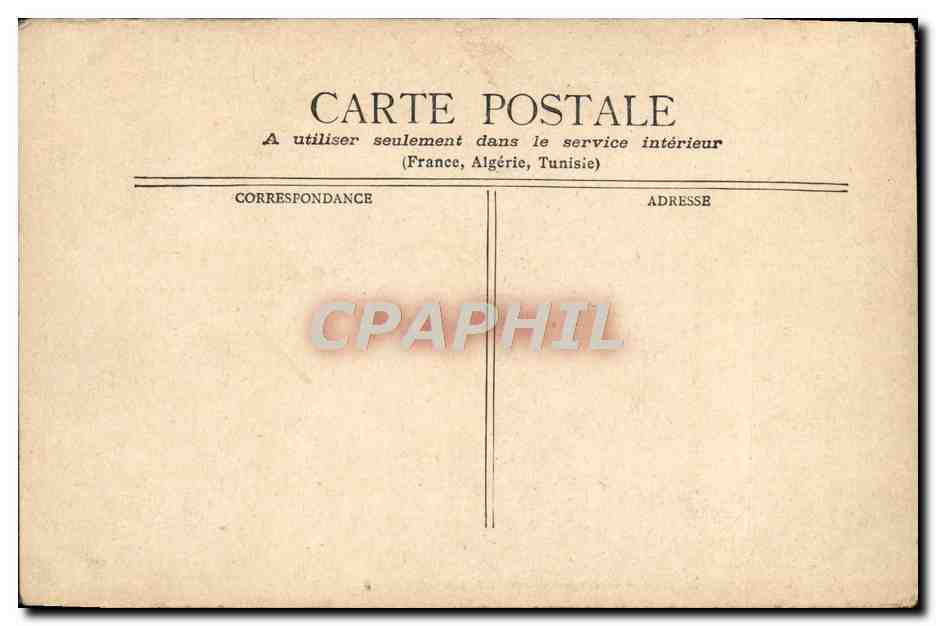 CPA Nice Restaurant De La Reserve Bateau — Verso