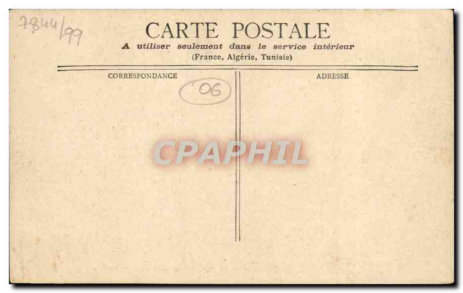 CPA Nice Quai Du Midi Les Ponchettes — Rückseite
