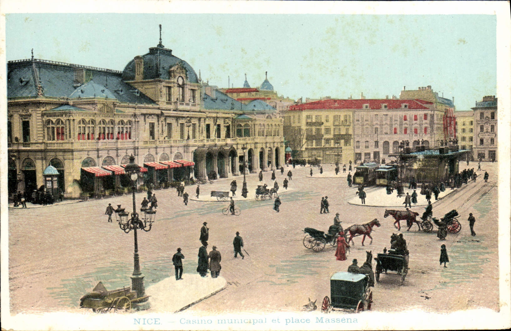 CPA Nice Casino municipal et place Massena 
