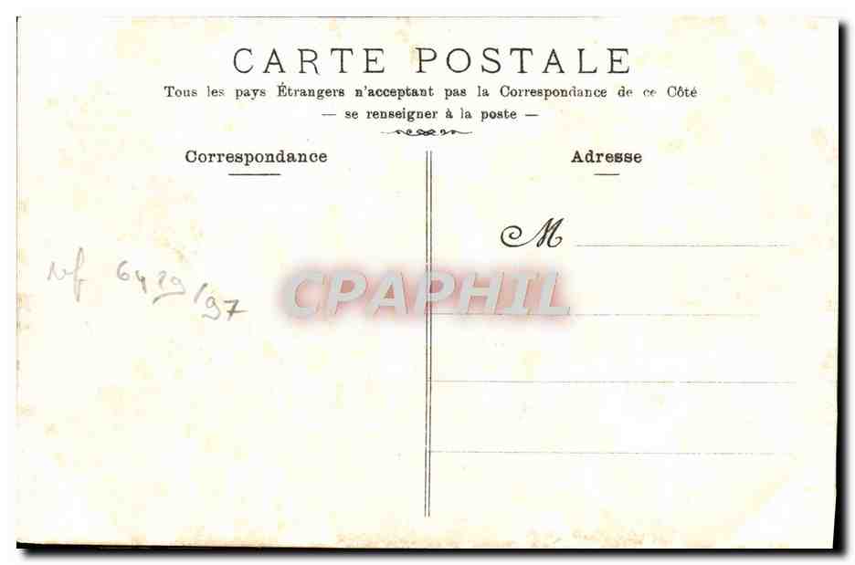 CPA Nice Casino municipal et place Massena  — Verso