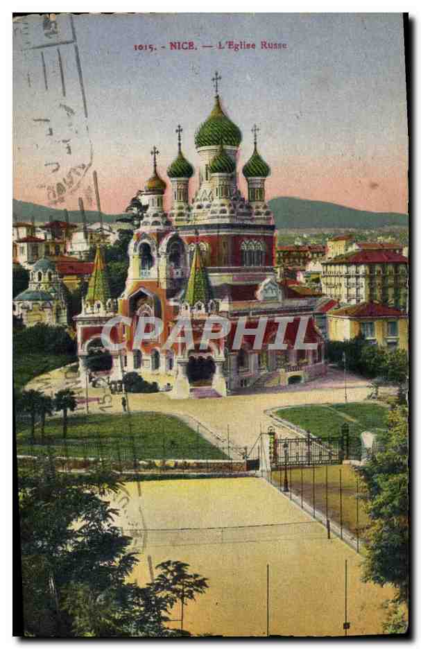 CPA Nice L'Eglise Russe Russie Russia