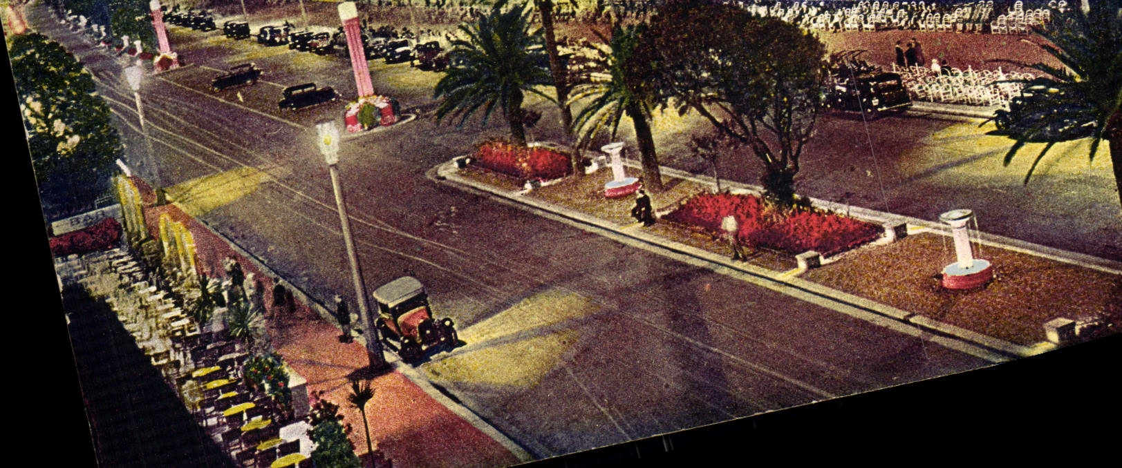 CPM Nice La Nuit La Promenade des Anglais