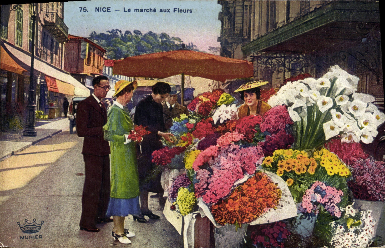 CPA Nice Le Marche Aux Fleurs