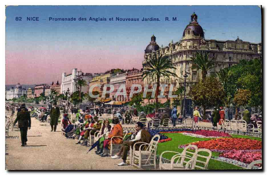 CPA Nice Promenade des Antglais Et Nouveaux Jardins