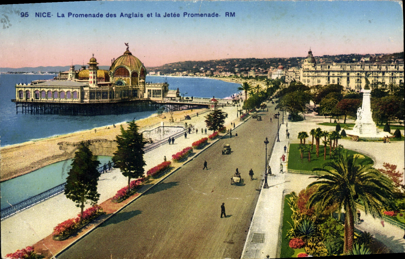 CPA Nice Promenade des Anglais et la Jetee Promenade