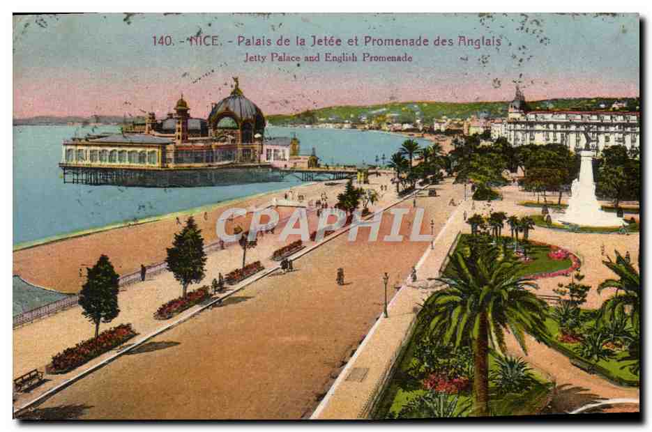 CPA Nice Palais de la Jetee et Promenade des Anglais