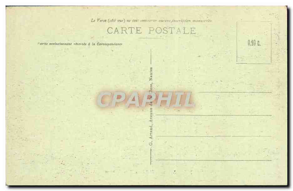 CPA Nice Hotel du Parc Imperial — Rückseite