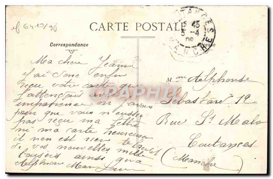 CPA Nice La Jetee Promenade et les Jardins  — Rückseite