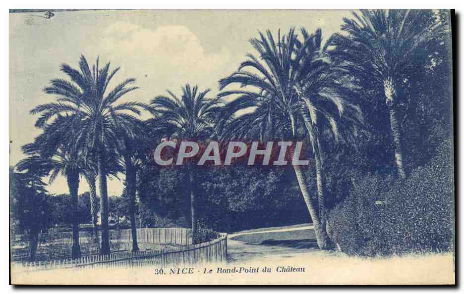 CPA Nice Le Rond Pont du Chateau
