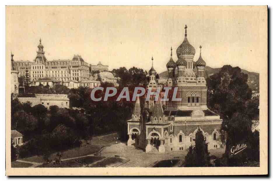 CPA Nice La nouvelle Eglise Russe Russie Russia