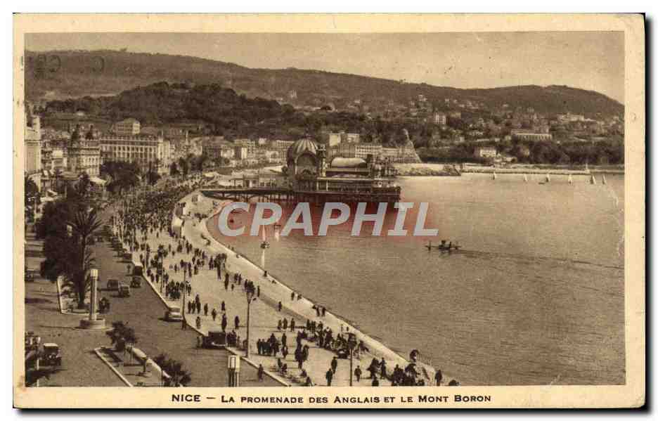 Nice — La Promenade des Anglais et le Mont Boron — CPAPHIL