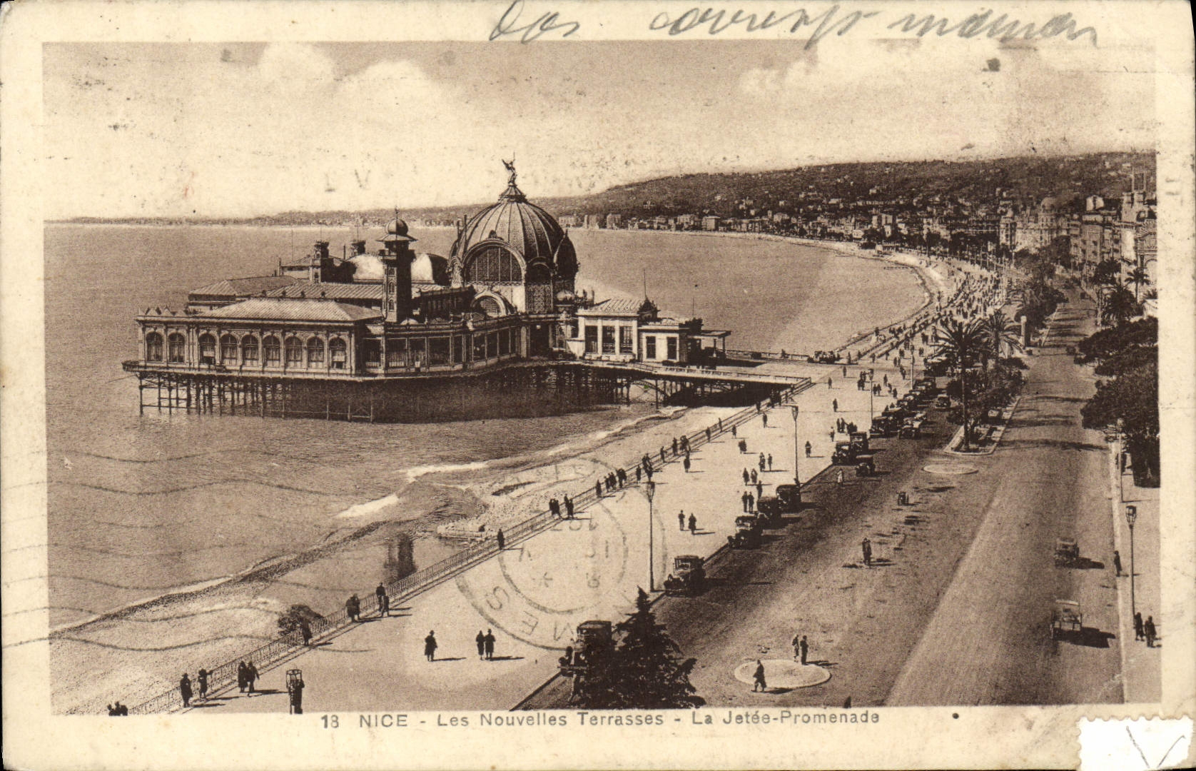 CPA Nice Les Nouvelles Terrasses La Jetee Promenade 