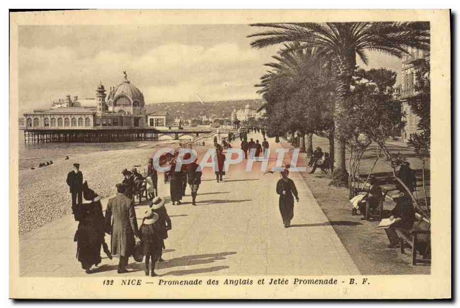 CPA Nice Promenade des Anglais et Jetee Promenade 