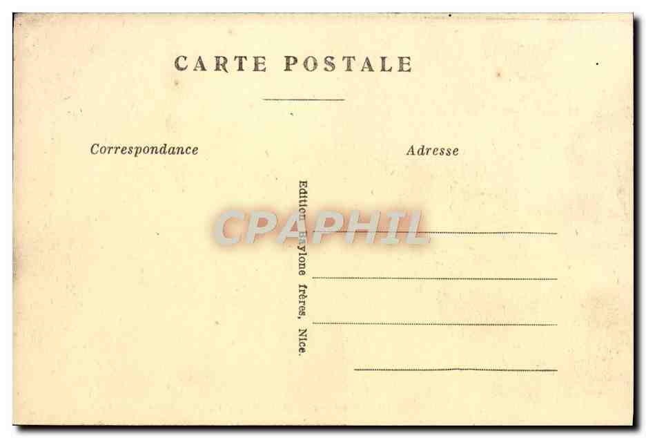 CPA Nice Jetee Promenade et Jardin Vue generale  — Rückseite
