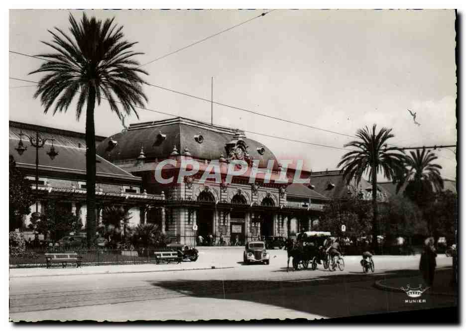 CPM Nice La Gare S N C F 
