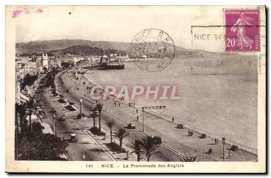 CPA Nice La Promenade des Anglais 