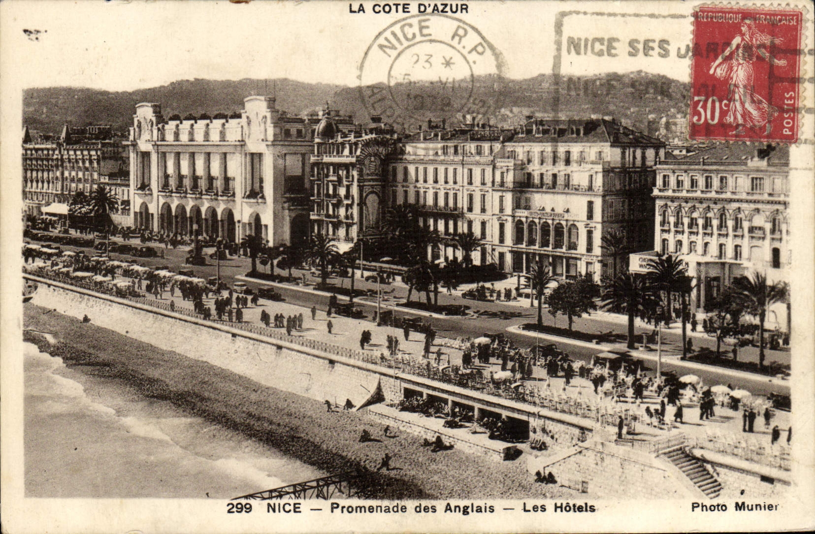 CPA Nice Promenade des Anglais Les Hotels 