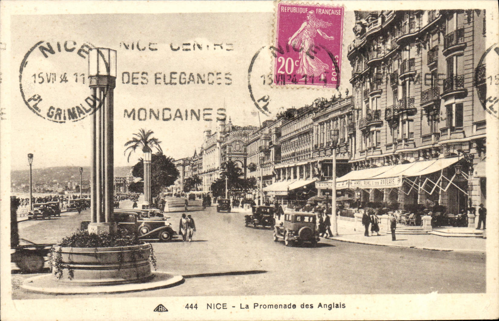 CPA Nice La Promenade des Angalis