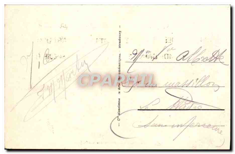 CPA Nice La Promenade des Angalis — Back