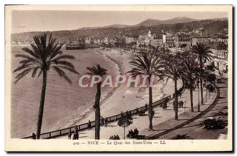 CPA Nice Les Quai des Etats Unis 