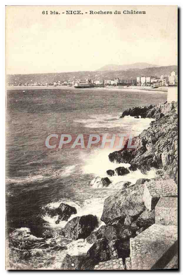 CPA Nice Rochers du Chateau