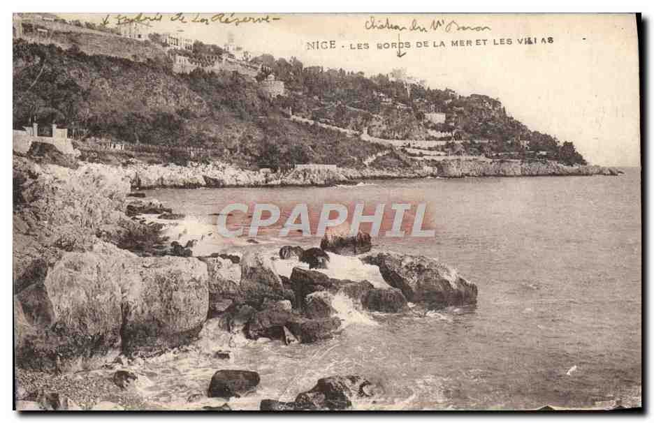 CPA Nice Les Rords de la Mer les Villas 