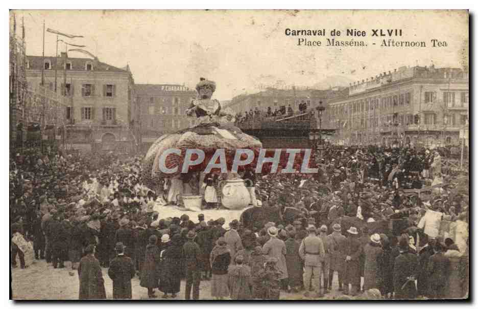 CPA Carnaval de Nice XLVII Place Massena 