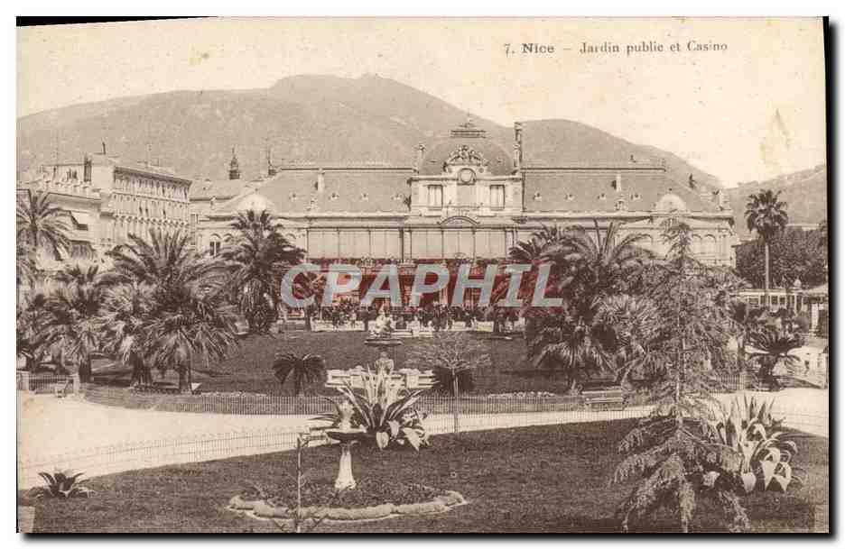CPA Nice Jardin Public et Casino