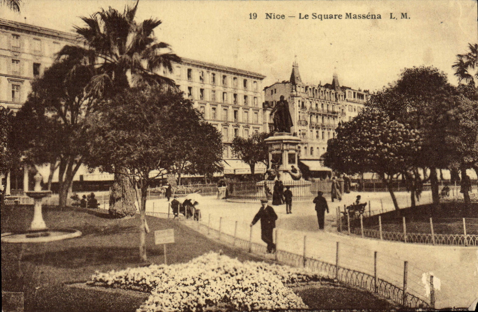 CPA Nice Le Square Massena 