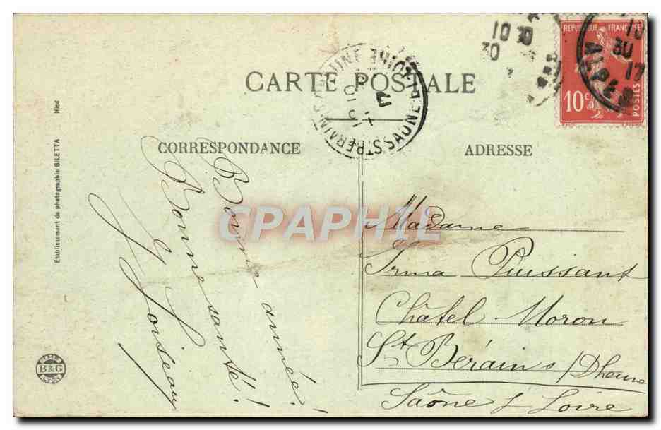 CPA Nice Promenade des Anglais a vol d'oiseau Palais de la Jetee — Verso