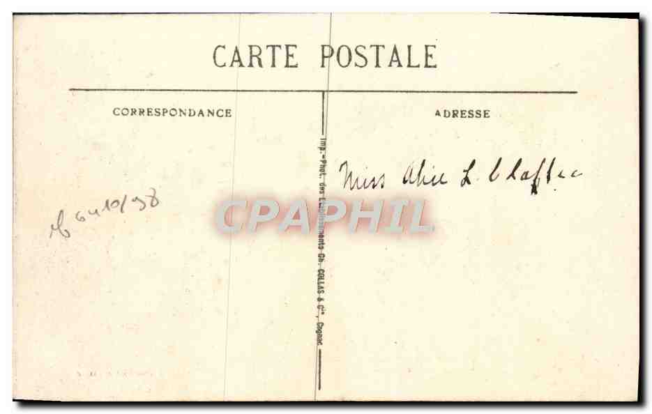 CPA Nice Cours Saleya le Marche d'Hiver — Rückseite