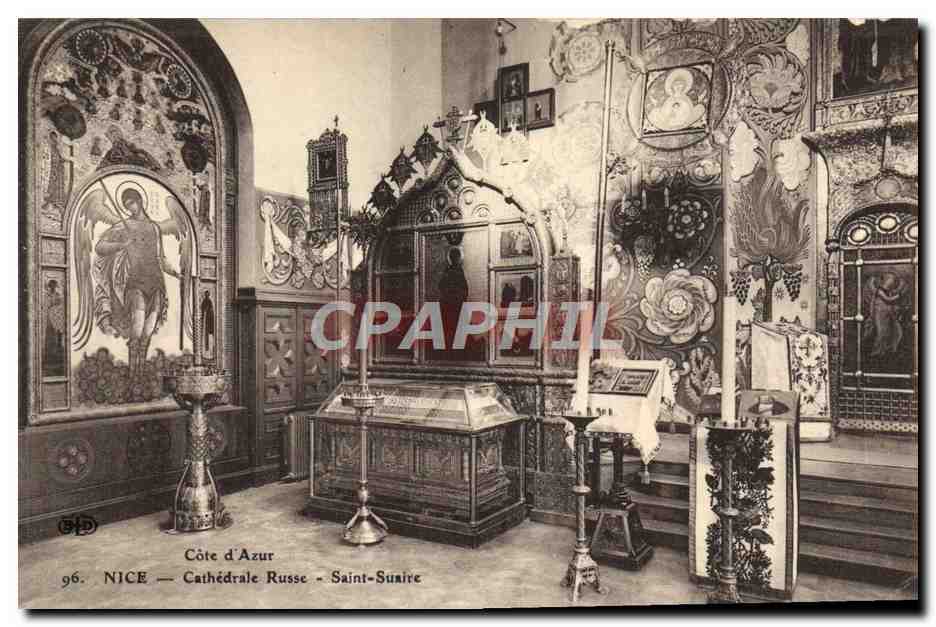 CPA Nice Cathedrale Russe Saint Suaire Russie Russia 