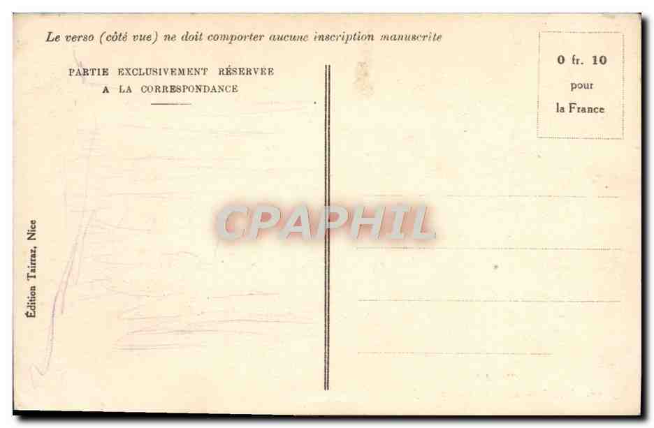 CPA Nice Cathedrale Russe Saint Suaire Russie Russia  — Rückseite