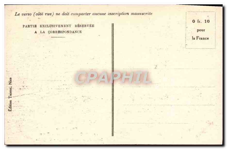 CPA Nice Cathedrale Russe lcine de la Sainte Vierge Golgotha Russie Russia  — Rückseite