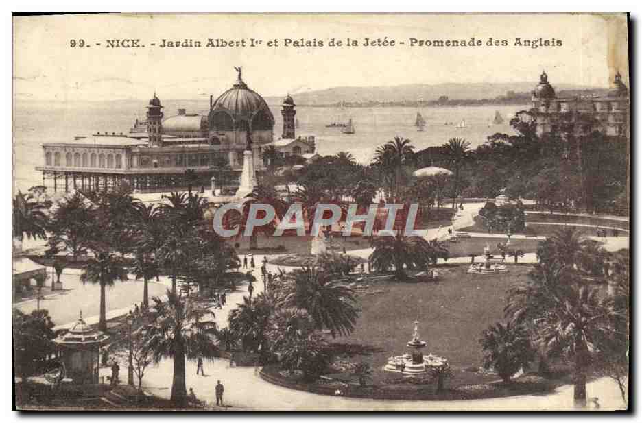 CPA Nice Jardin Albert 1er et Palais de la Jetee Promenade des Anglais 