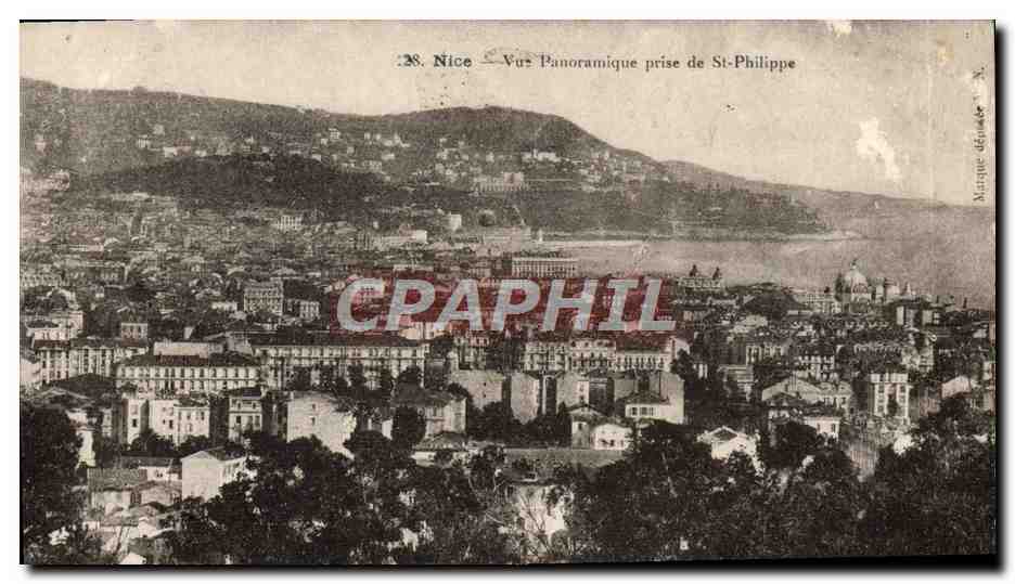 CPA Nice Vue Panoramique prise de St Philippe 