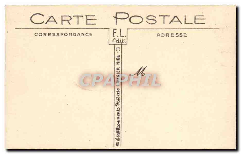 CPA Nice La Promenade des Anglais la Jetee et le Mont Boron — Rückseite