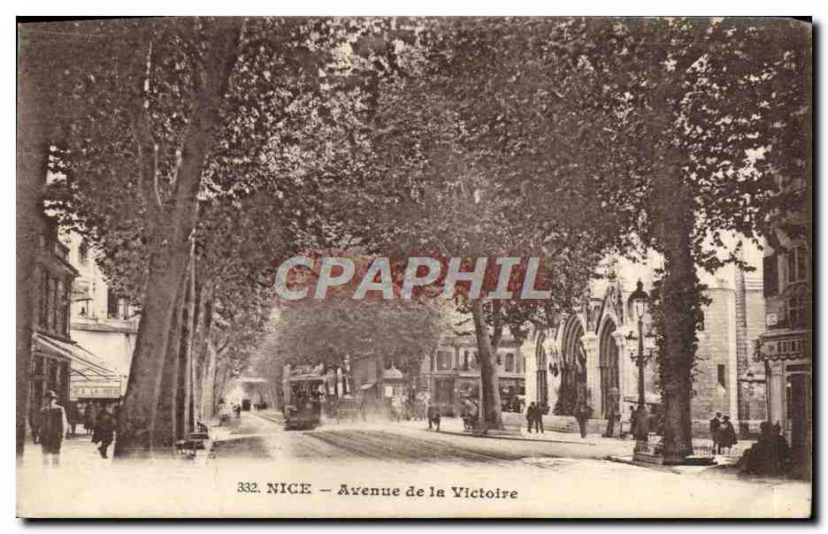 CPA Nice Avenue de la Victoire 