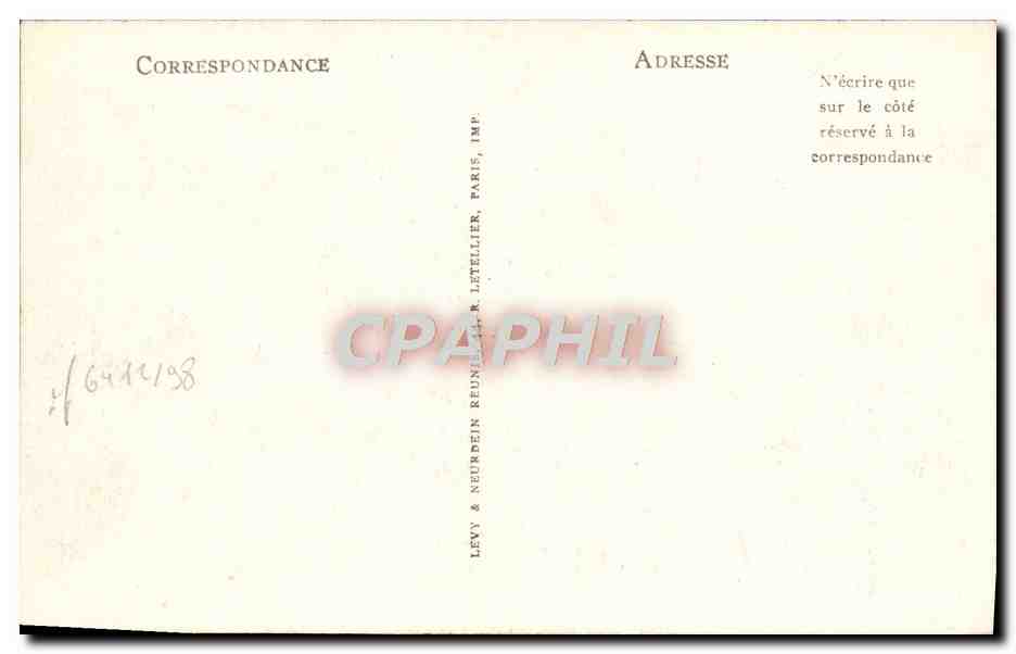 CPA Nice La Promenade des Anglais  — Rückseite
