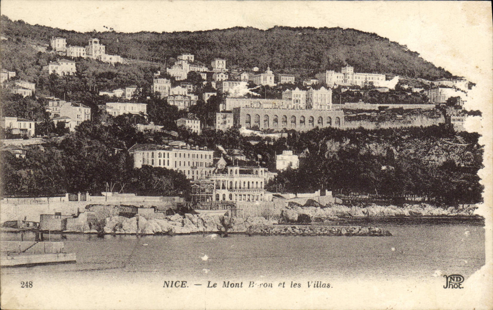 CPA Nice Le Mont Boron et les Villas 