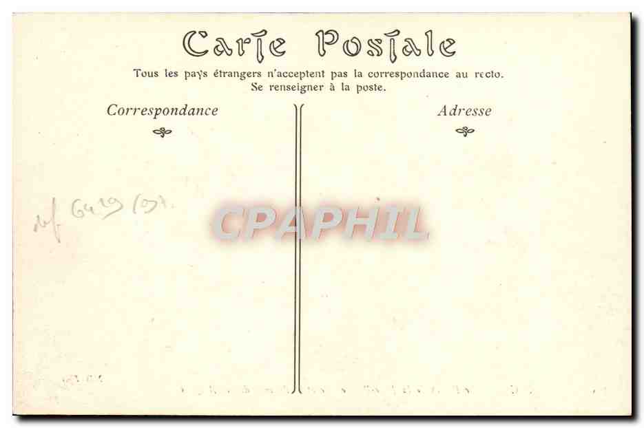 CPA Nice La Palais de la Jetee Promenade et la Promenade des Anglais  — Rückseite