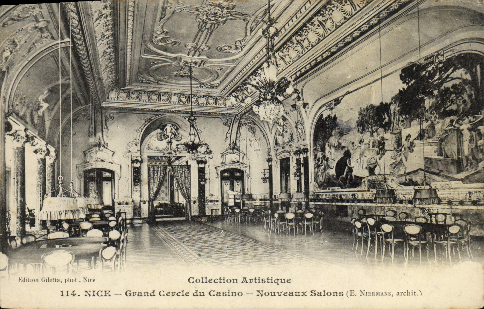 CPA Nice Grand Cercle du Casino Nouveauc Salons 
