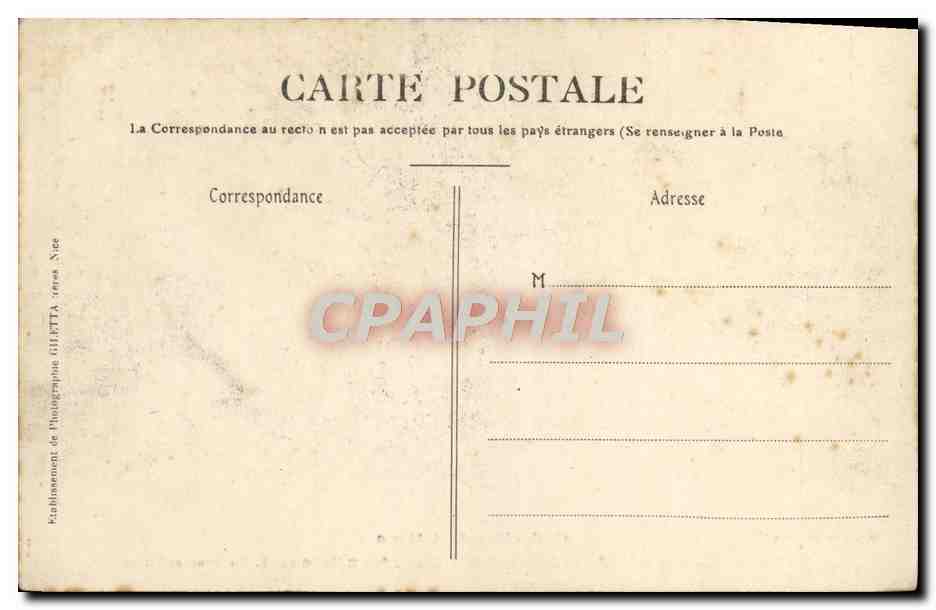 CPA Nice Grand Cercle du Casino Nouveauc Salons  — Rückseite