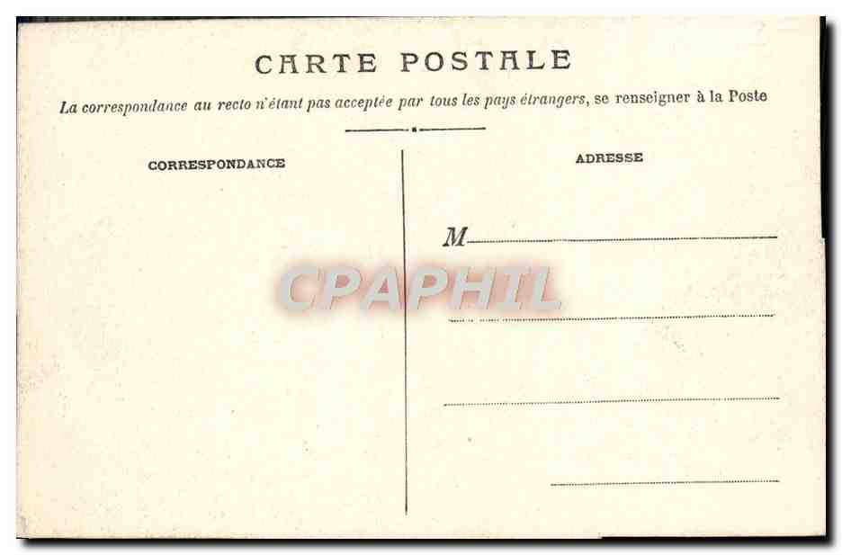 CPA Nice Vue generale des Grottes du Jardin Public  — Rückseite