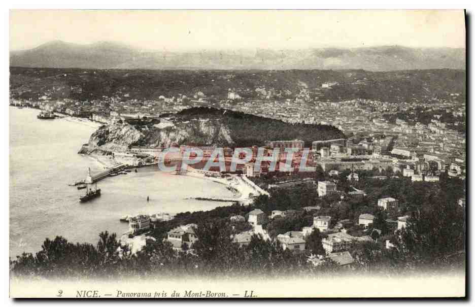 CPA Nice Panorama pris du Mont Boron